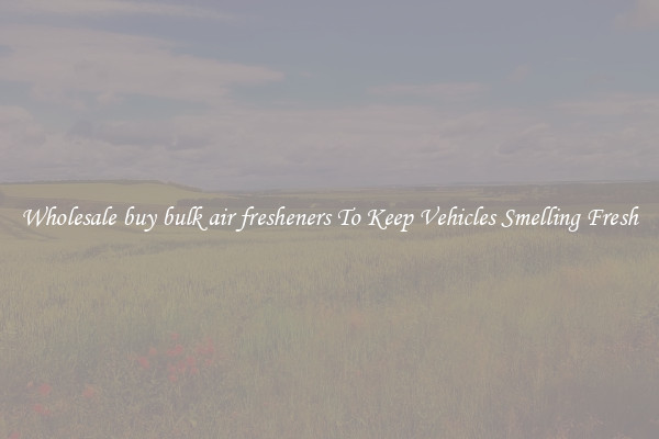 Wholesale buy bulk air fresheners To Keep Vehicles Smelling Fresh
