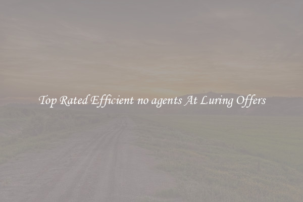 Top Rated Efficient no agents At Luring Offers