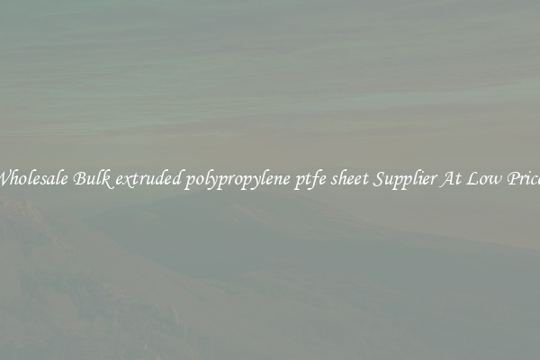 Wholesale Bulk extruded polypropylene ptfe sheet Supplier At Low Prices