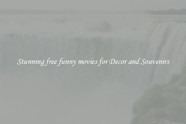 Stunning free funny movies for Decor and Souvenirs