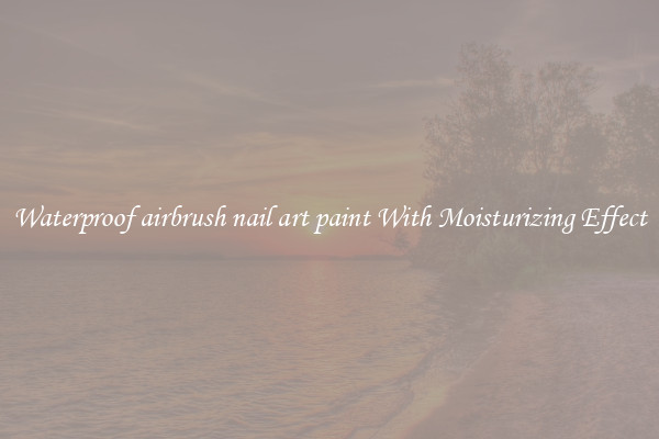 Waterproof airbrush nail art paint With Moisturizing Effect