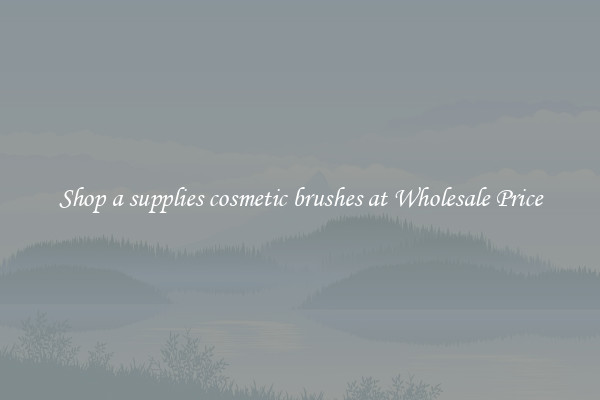 Shop a supplies cosmetic brushes at Wholesale Price