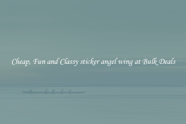 Cheap, Fun and Classy sticker angel wing at Bulk Deals
