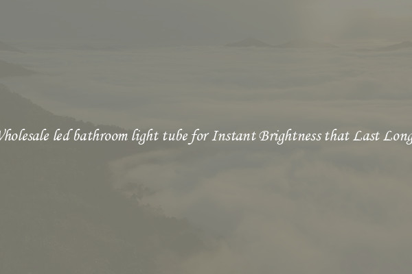 Wholesale led bathroom light tube for Instant Brightness that Last Longer