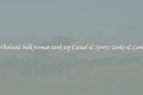 Wholesale bulk woman tank top Casual & Sporty Tanks & Camis